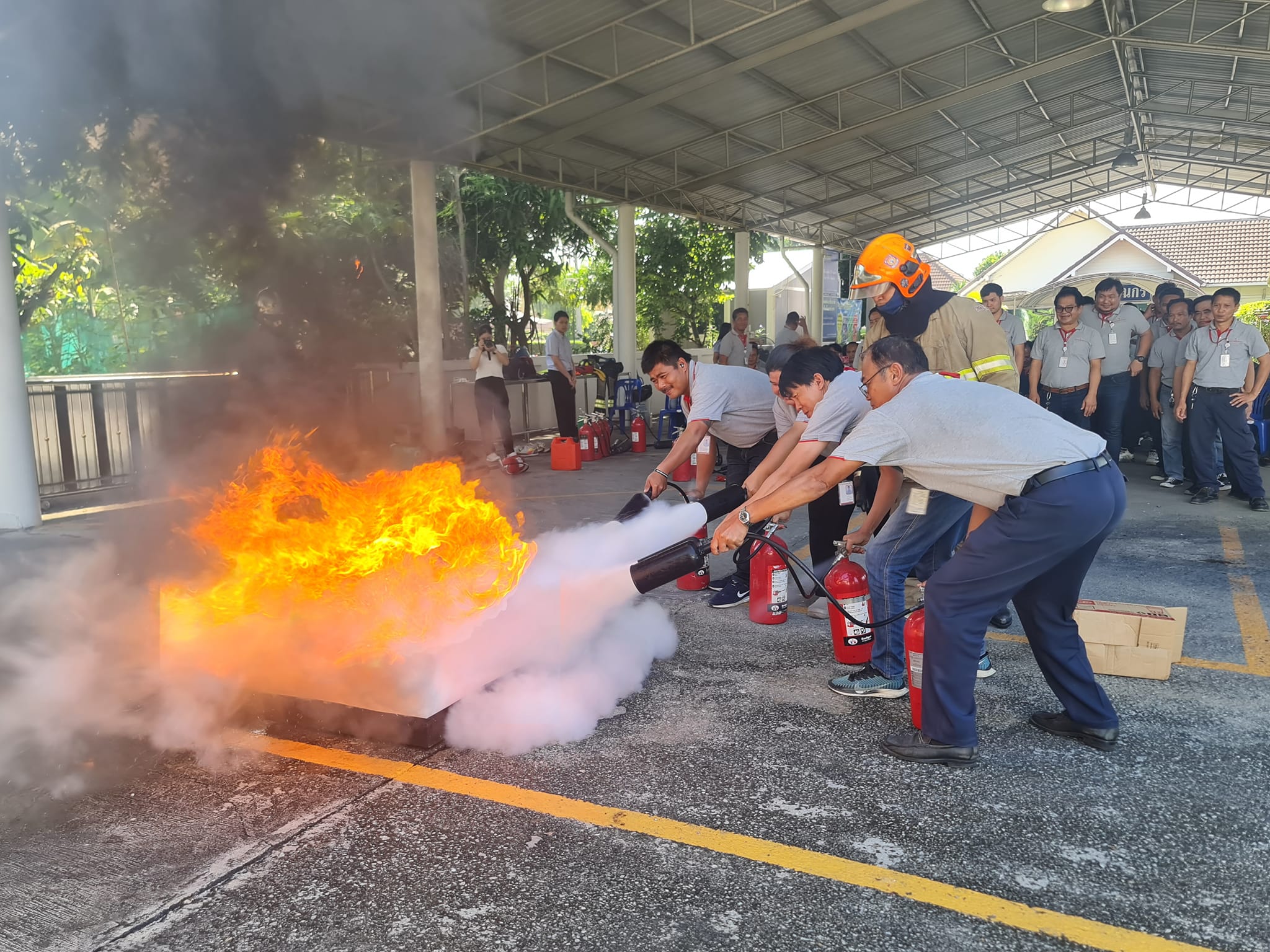 ❗สถานประกอบกิจการอาจเข้าใจผิด "ฝึกซ้อม" อพยพหนีไฟ ≠ "อบรม" ดับเพลิงขั้นต้น